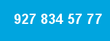 927 834 57 77 927 834 57 77